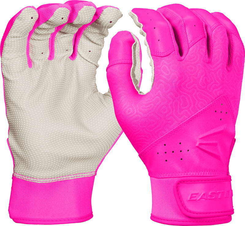 Easton Fundamental 2.0 Fastpitch Batting Gloves - Pink White - HIT a Double - 1