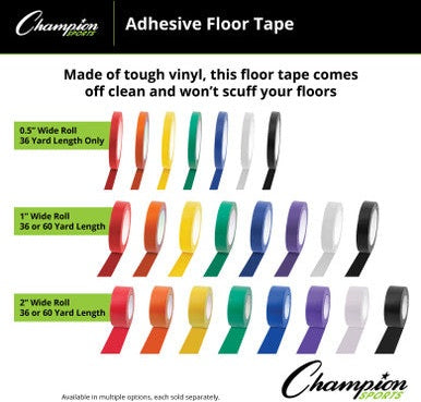 Champion Sports FLOOR TAPE Floor Marking Tape - Ea