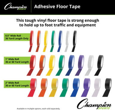 Champion Sports FLOOR TAPE Floor Marking Tape - Ea