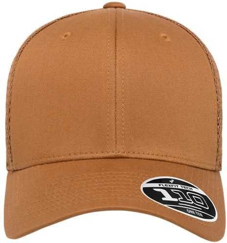 Flexfit 110m 110 Mesh-back Cap - Caramel - Burnt Orange / one Size Fits Most