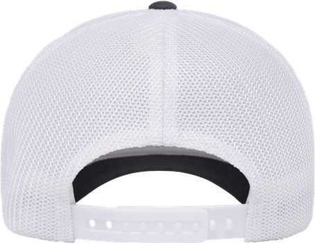 Flexfit 110r 110 Recycled Mesh Cap - Charcoal White - Dark Gray / one Size Fits Most
