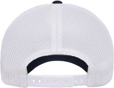 Flexfit 110r 110 Recycled Mesh Cap - Navy White - one Size Fits Most