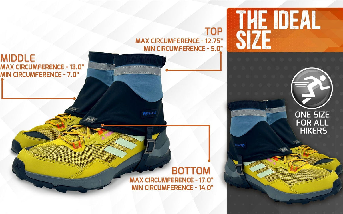 Pike Trail Low Cut Running Thru-Hiker Gaiters