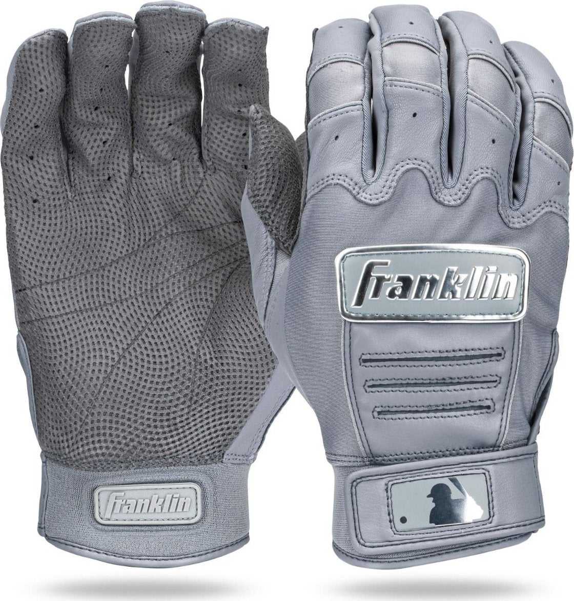 Franklin CFX Pro Adult Batting Glove - Gray - HIT a Double - 1