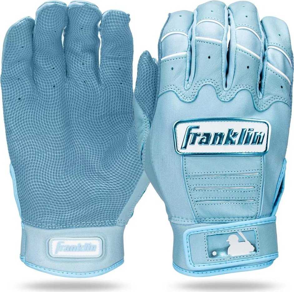 Franklin CFX Pro Hi-Lite Adult Batting Glove - Columbia Blue - HIT a Double - 1