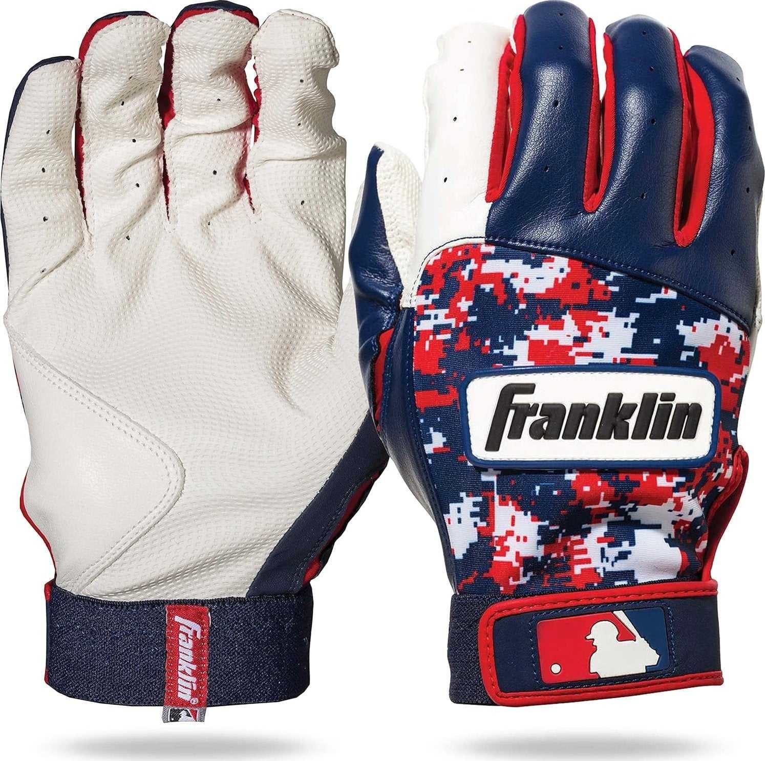 Franklin Digitek Youth Batting Gloves - USA - HIT a Double - 1