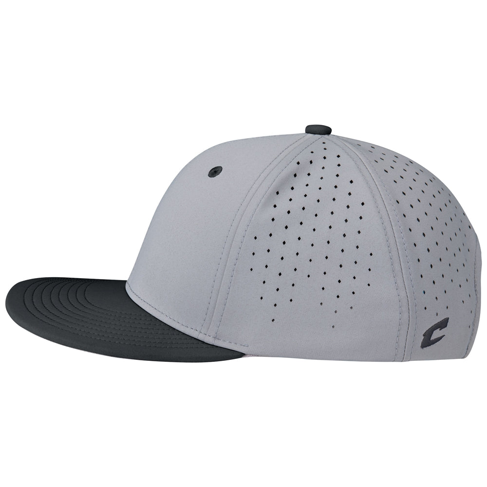 Champro HC10 Ultima Snapback Cap - Grey Grey Black - view 3