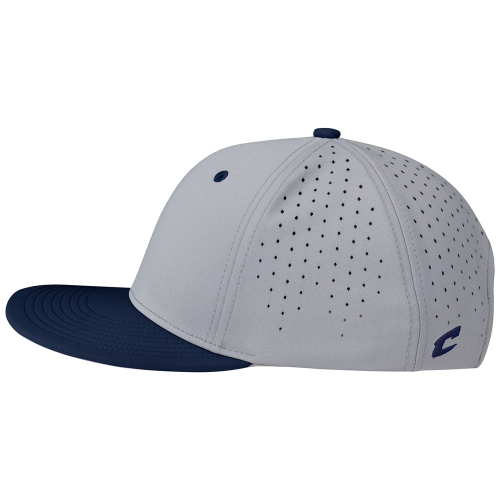 Champro HC10 Ultima Snapback Cap - Grey Grey Navy - view 3