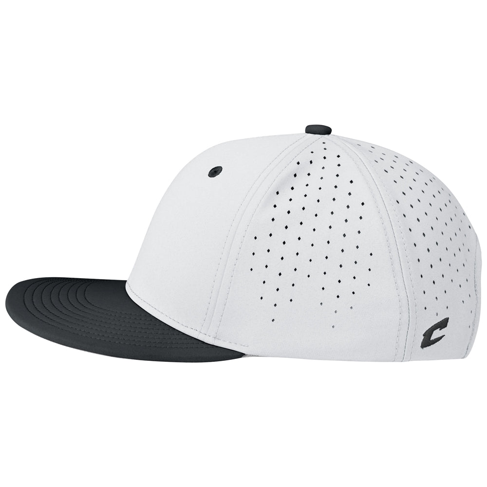 Champro HC10 Ultima Snapback Cap - White White Black - view 3