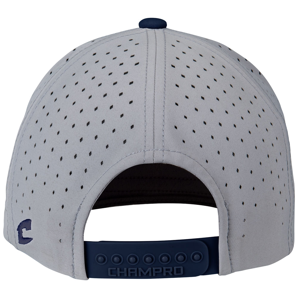 Champro HC10 Ultima Snapback Cap - Grey Grey Navy - view 4