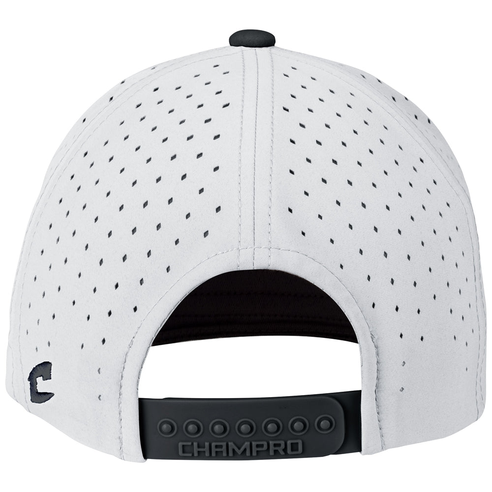 Champro HC10 Ultima Snapback Cap - White White Black - view 4