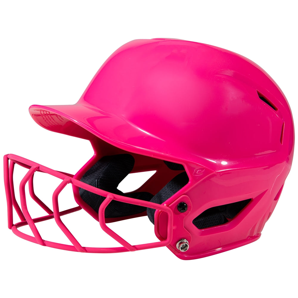 Champro Hxes Hxe Fastpitch Uncoated Batting Helmet - Pink - HIT a Double - 1