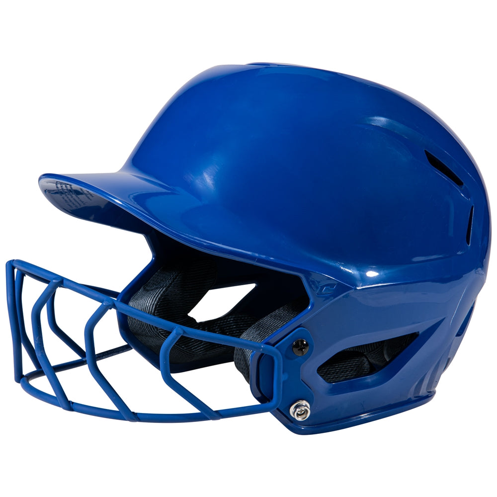 Champro Hxes Hxe Fastpitch Uncoated Batting Helmet - Royal - HIT a Double - 1