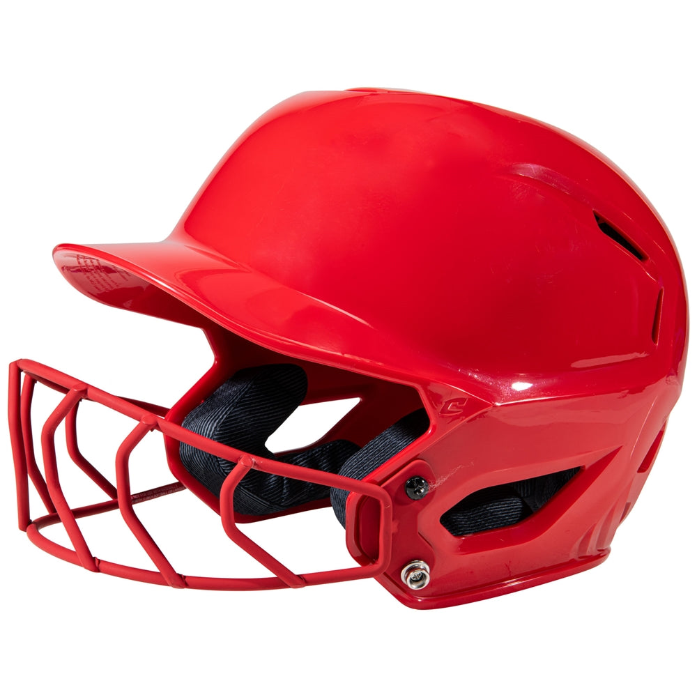 Champro Hxes Hxe Fastpitch Uncoated Batting Helmet - Scarlet - HIT a Double - 1
