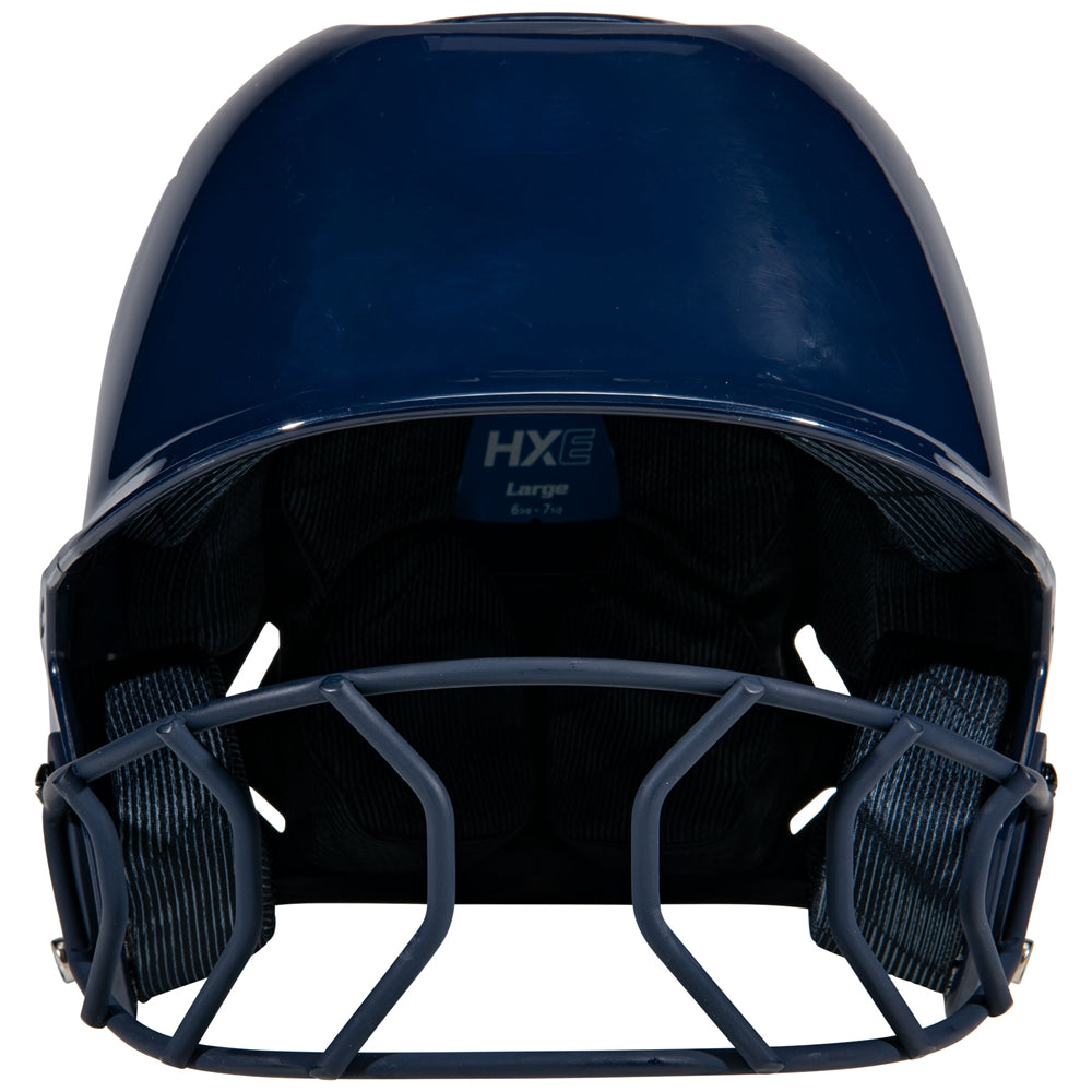 Champro Hxes Hxe Fastpitch Uncoated Batting Helmet - Navy - HIT a Double - 2