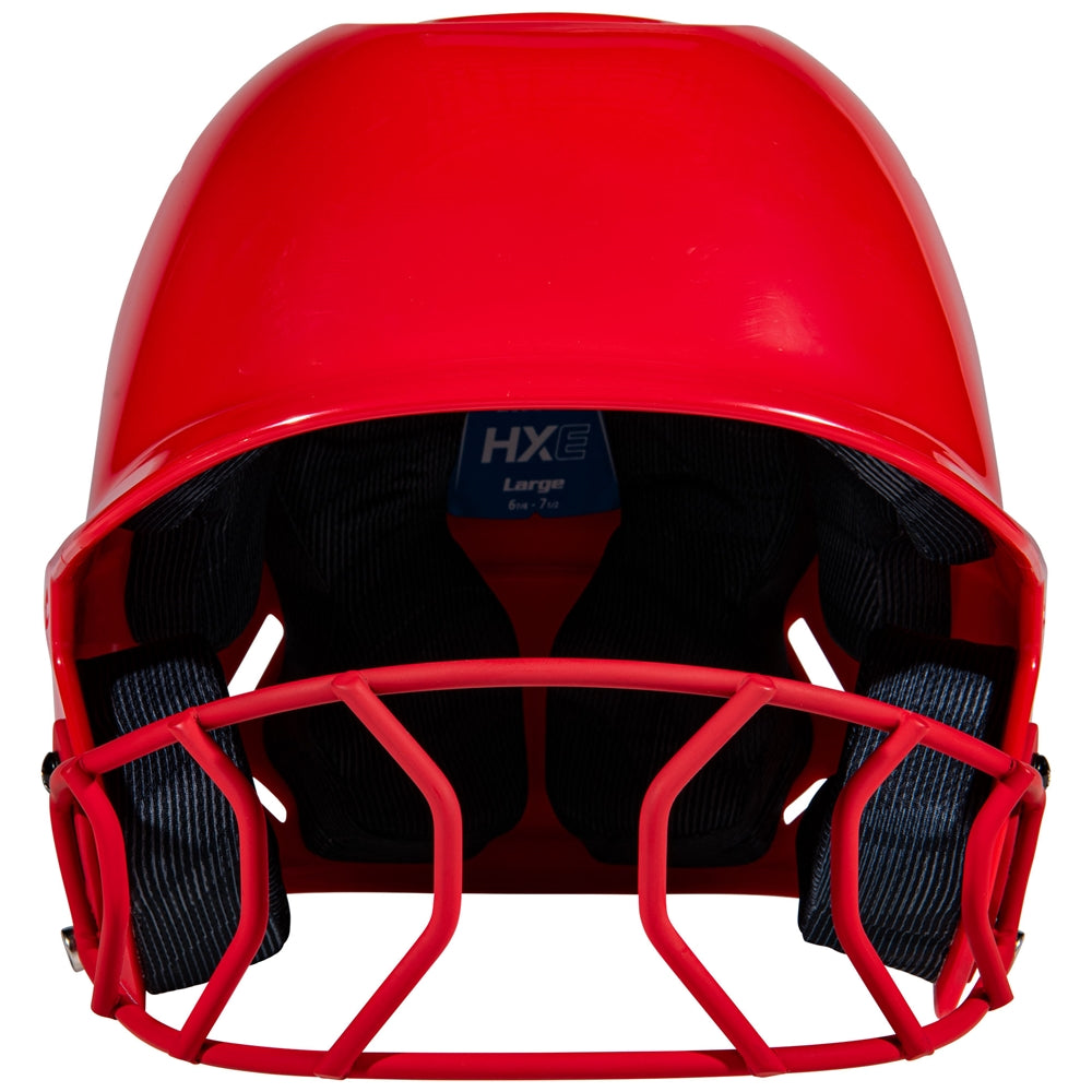 Champro Hxes Hxe Fastpitch Uncoated Batting Helmet - Scarlet - HIT a Double - 2