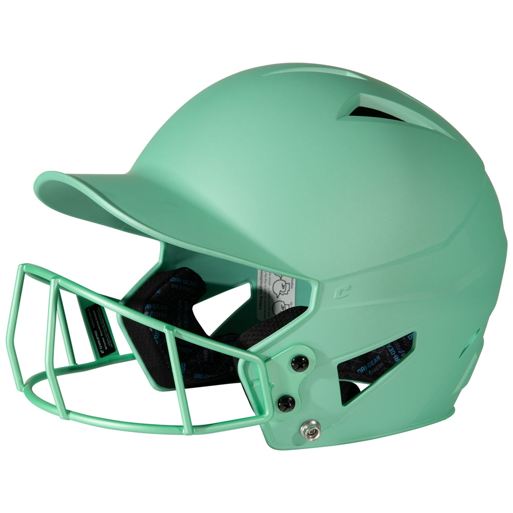 Champro HXFPM HX Matte Softball Helmet w/Facemask - Mint