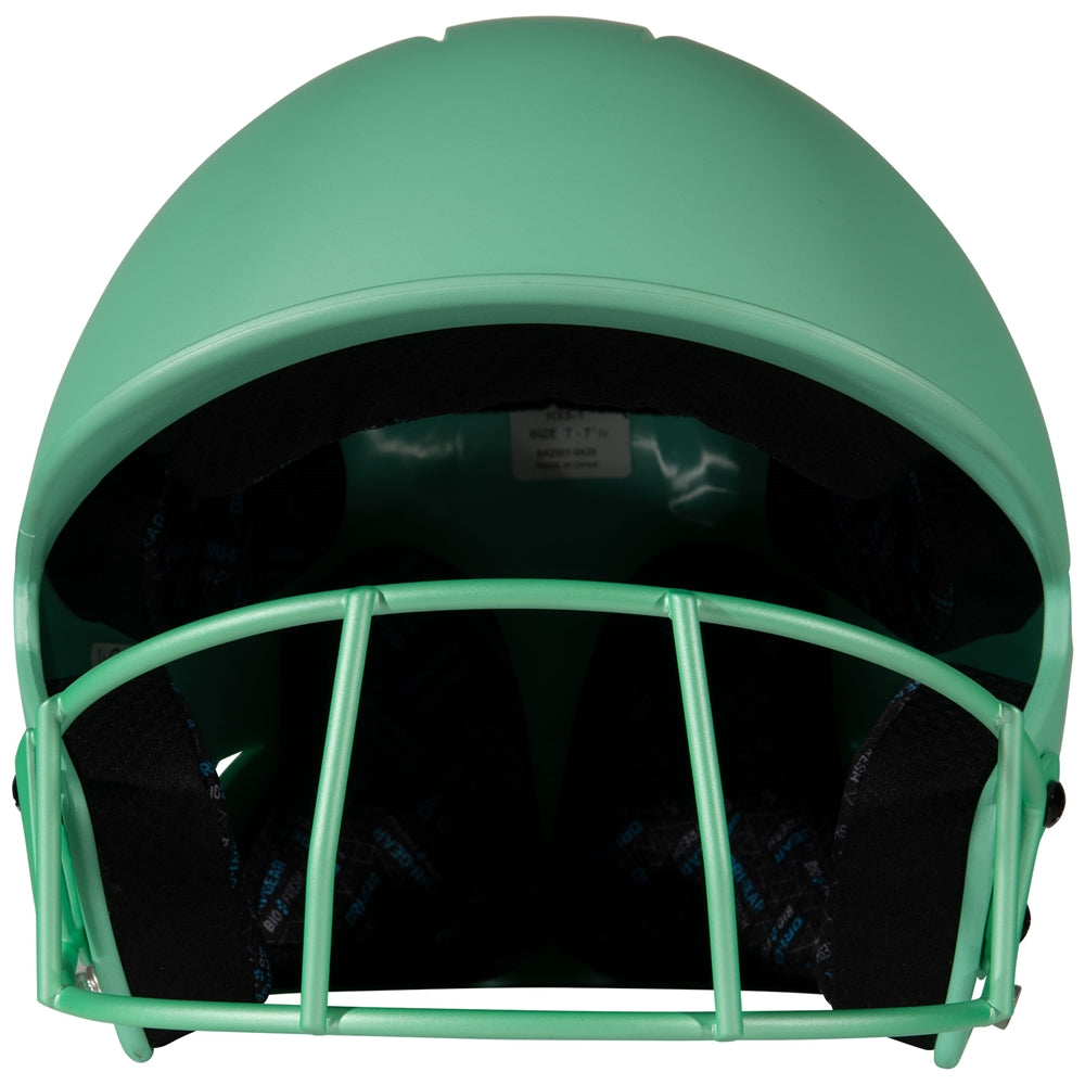 Champro HXFPM HX Matte Softball Helmet w/Facemask - Mint