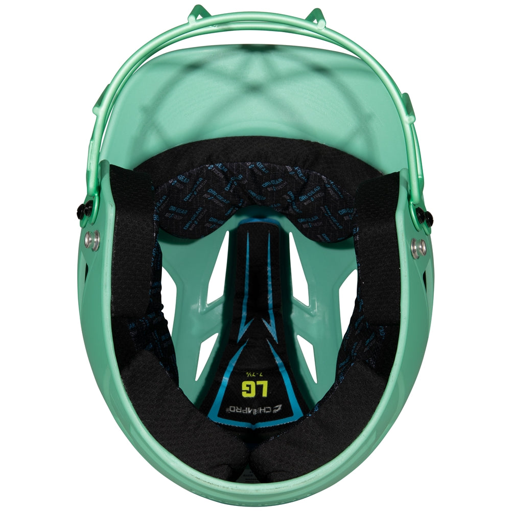 Champro HXFPM HX Matte Softball Helmet w/Facemask - Mint