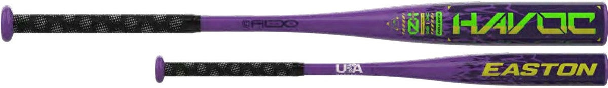 Easton 2026 Havoc (-10) USA Approved Bat EUS6HAV10 - Black Dark Purple - HIT a Double