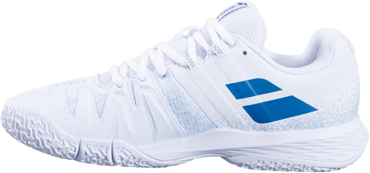 Babolat Sensa White/ Cool Blue Women Padel Shoes