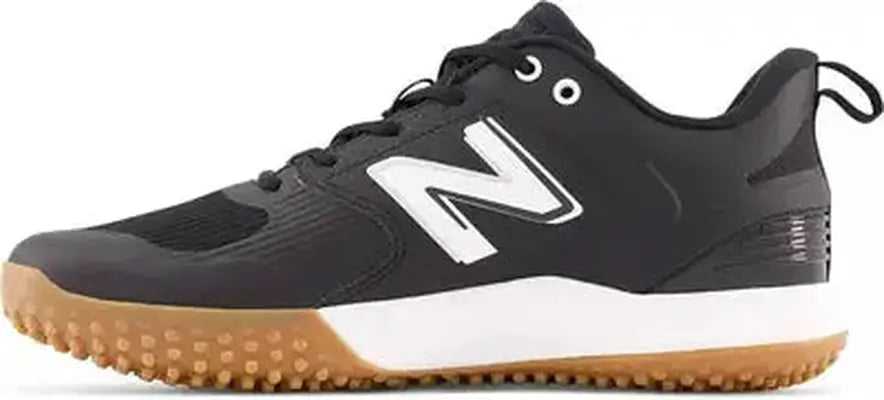 New Balance 3000v6 Fresh Foam Turf Baseball Shoe - Black White - HIT a Double - 3