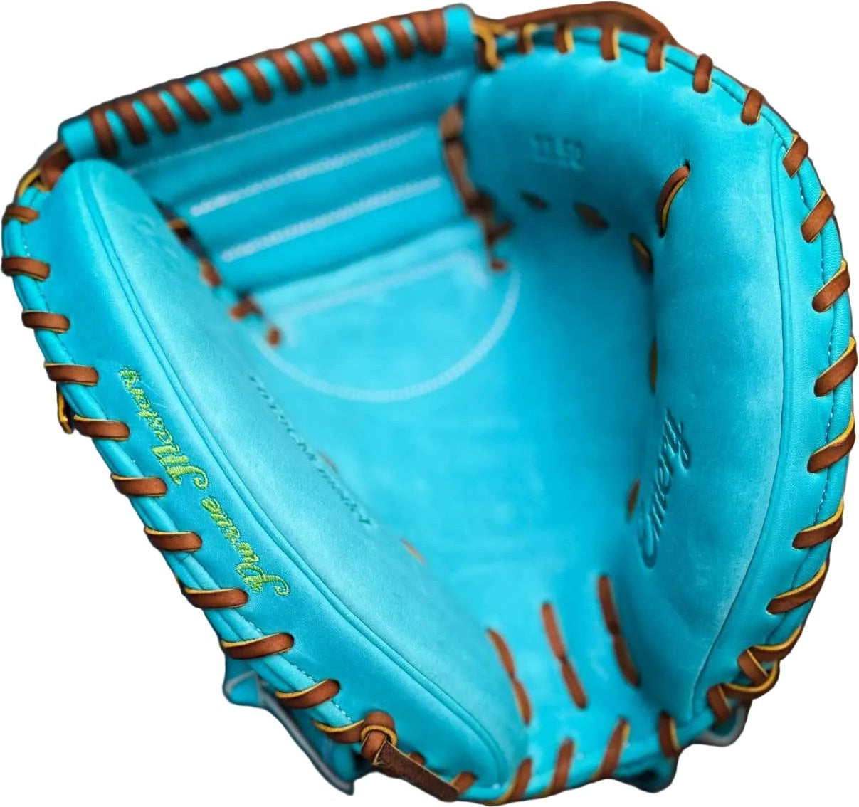 Emery 1019CM  Summit 33.00" Catcher's Mitt - Sky Blue - HIT a Double - 1
