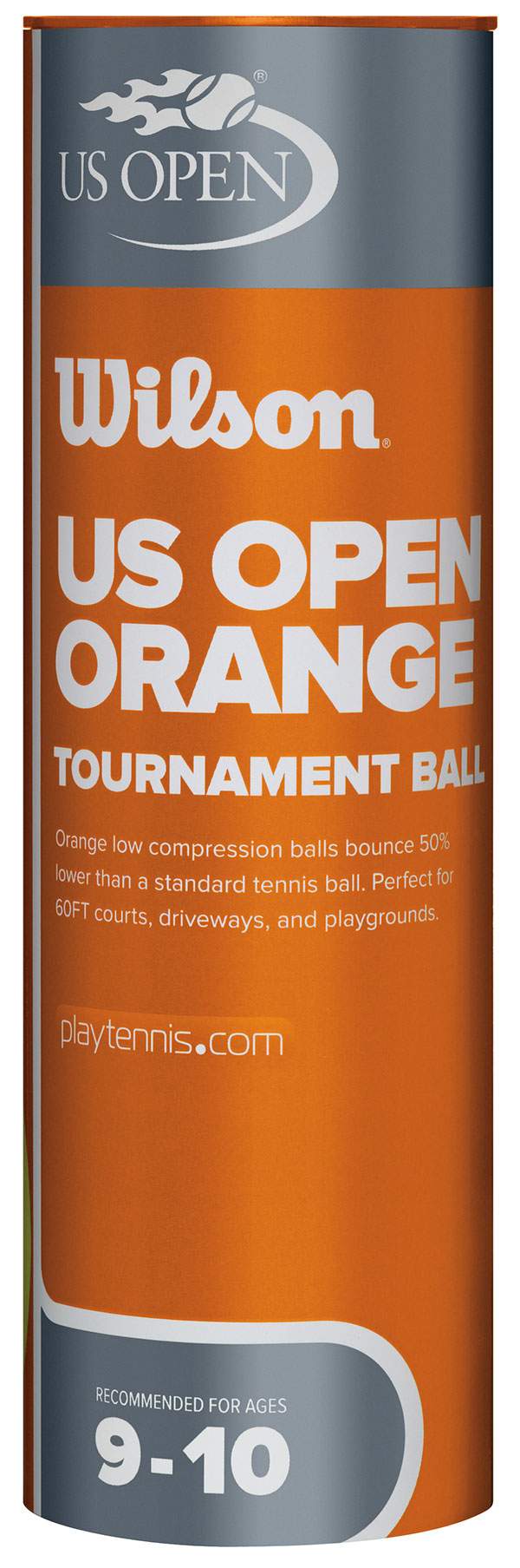 Wilson US Open Tournament Orange Tennis Balls (Cans 1x) - Image 1