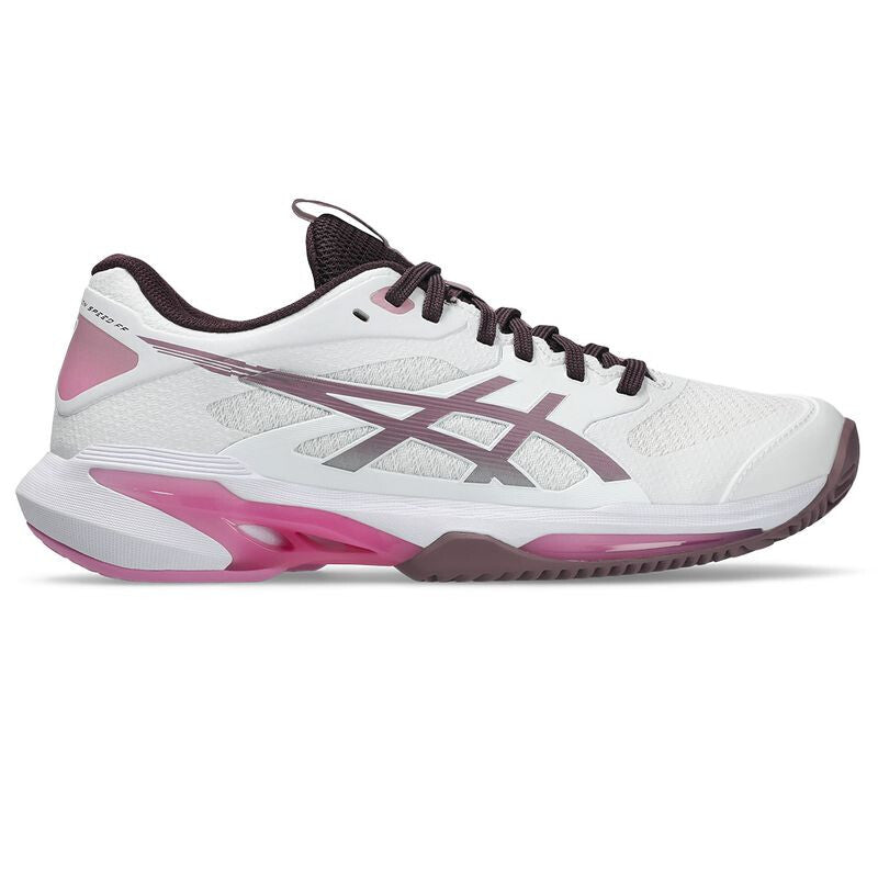 ASICS Solution Speed FF 4 Clay (W) (White/Dusty Mauve) - Image 1