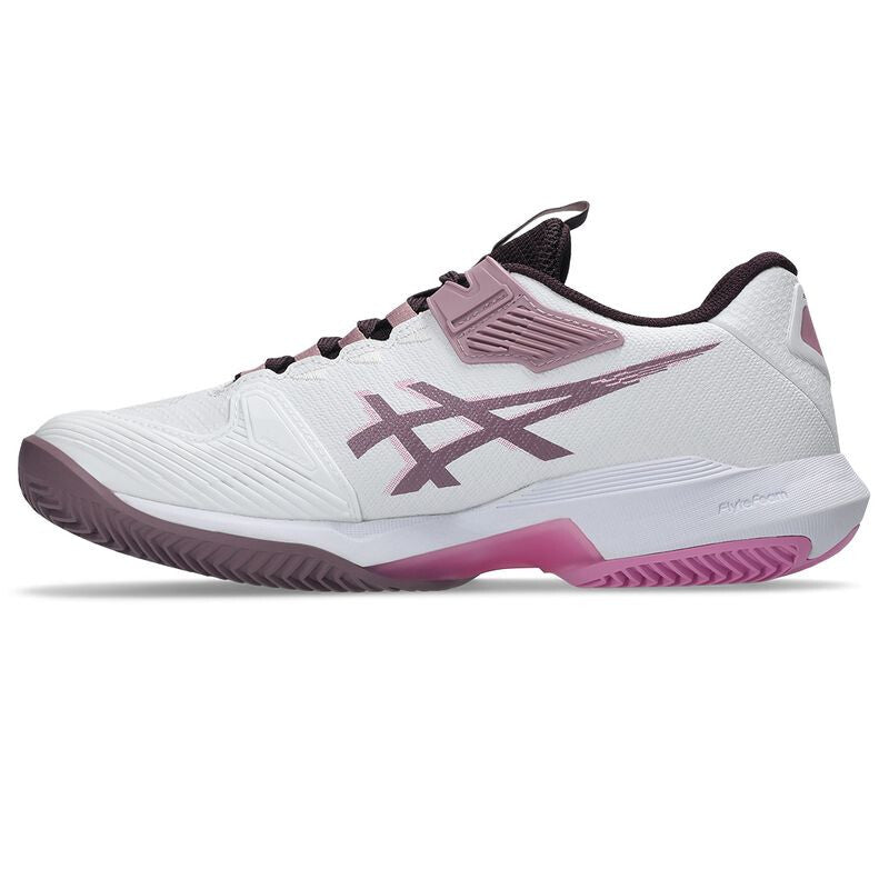 ASICS Solution Speed FF 4 Clay (W) (White/Dusty Mauve) - Image 4
