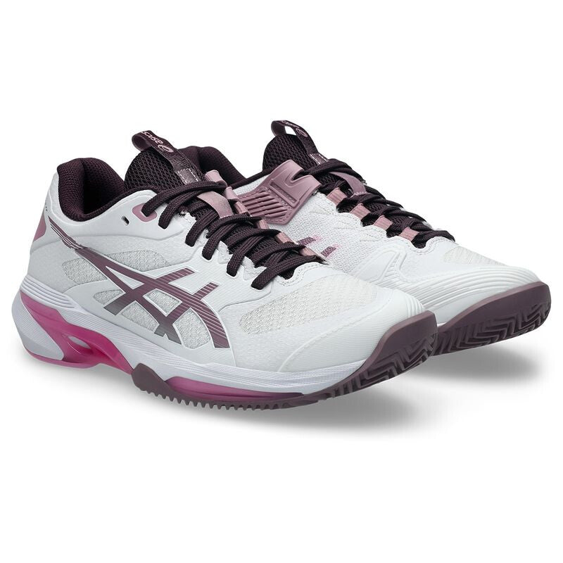 ASICS Solution Speed FF 4 Clay (W) (White/Dusty Mauve) - Image 6