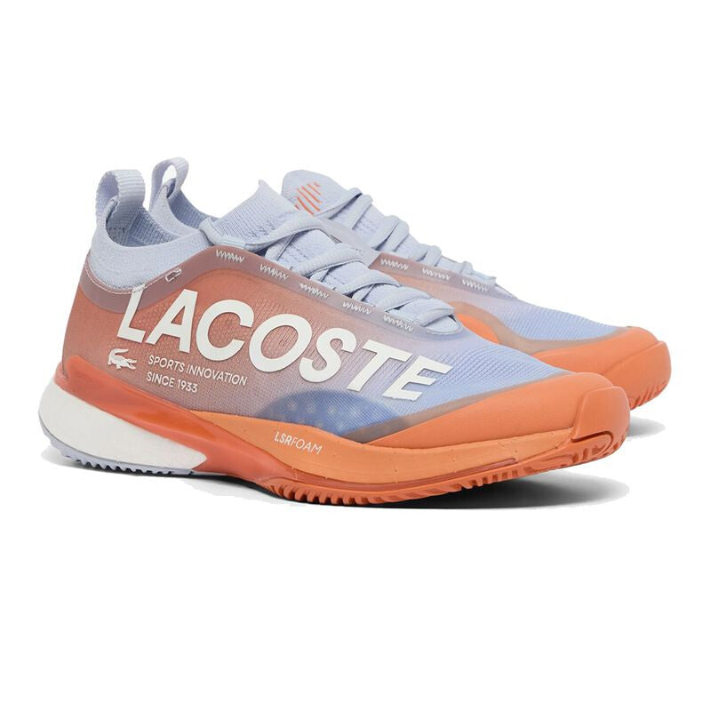 Lacoste AG-LT25 Lite Clay (W) (Light Blue/Orange) - Image 5