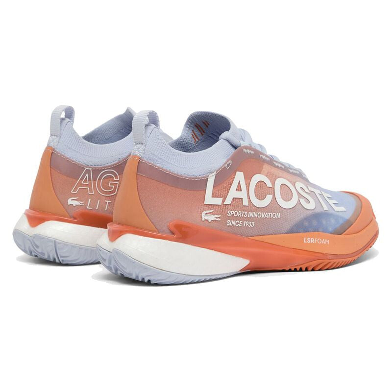 Lacoste AG-LT25 Lite Clay (W) (Light Blue/Orange) - Image 6