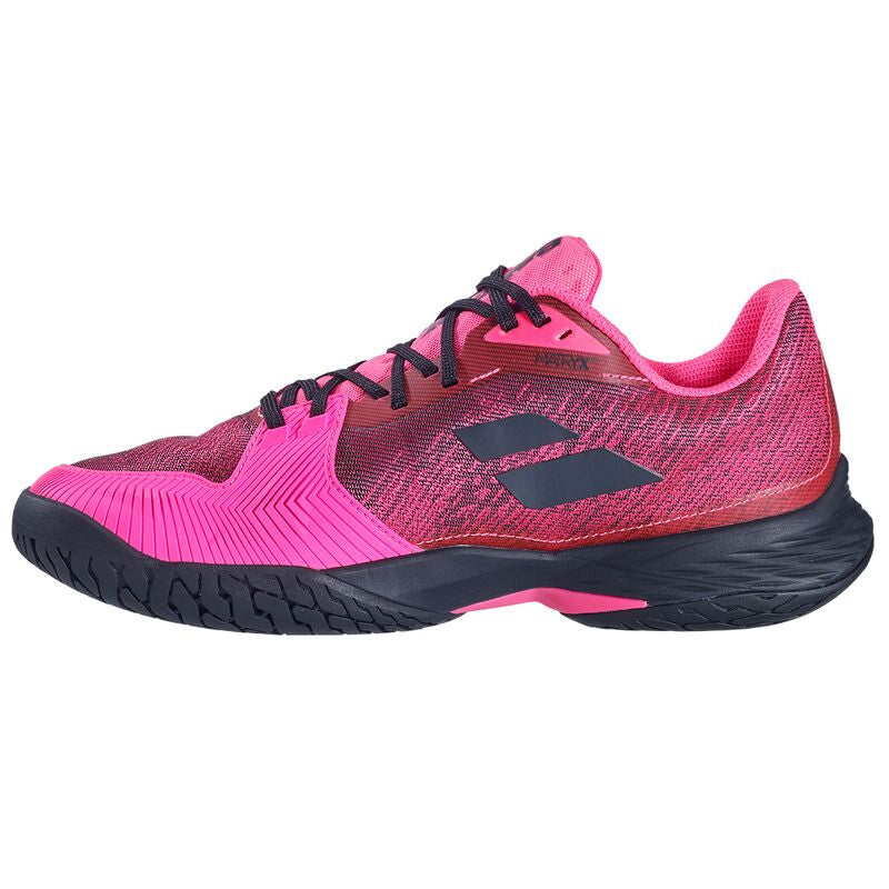 Babolat Jet Mach Mens Pickleball Shoe (Fluo Pink/Black) - Image 3