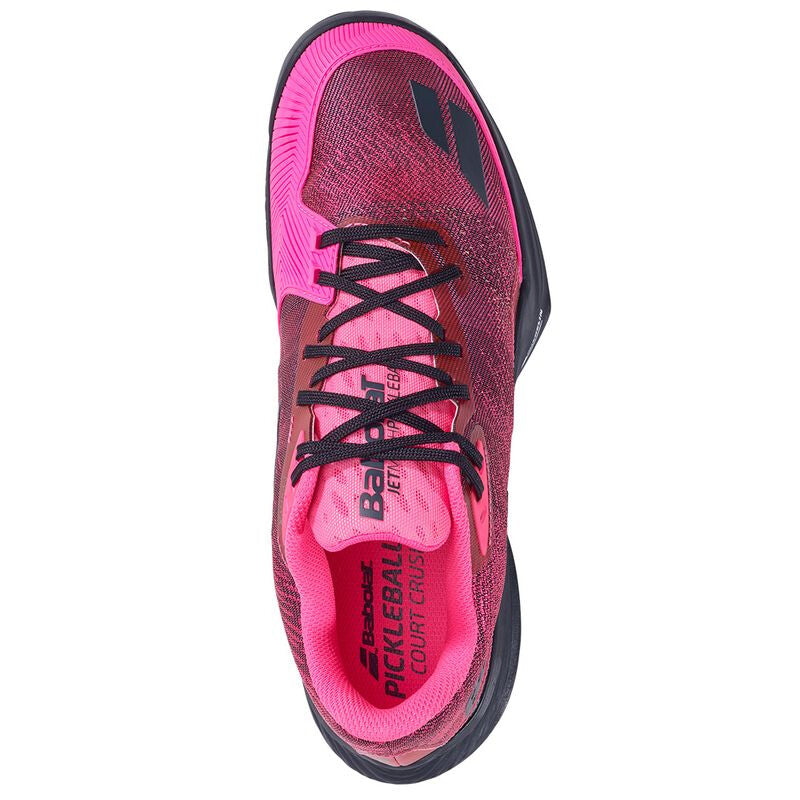 Babolat Jet Mach Mens Pickleball Shoe (Fluo Pink/Black) - Image 4