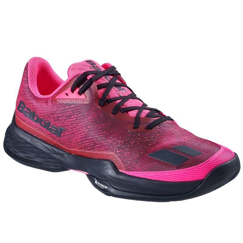 Babolat Jet Mach Mens Pickleball Shoe (Fluo Pink/Black) - Image 5