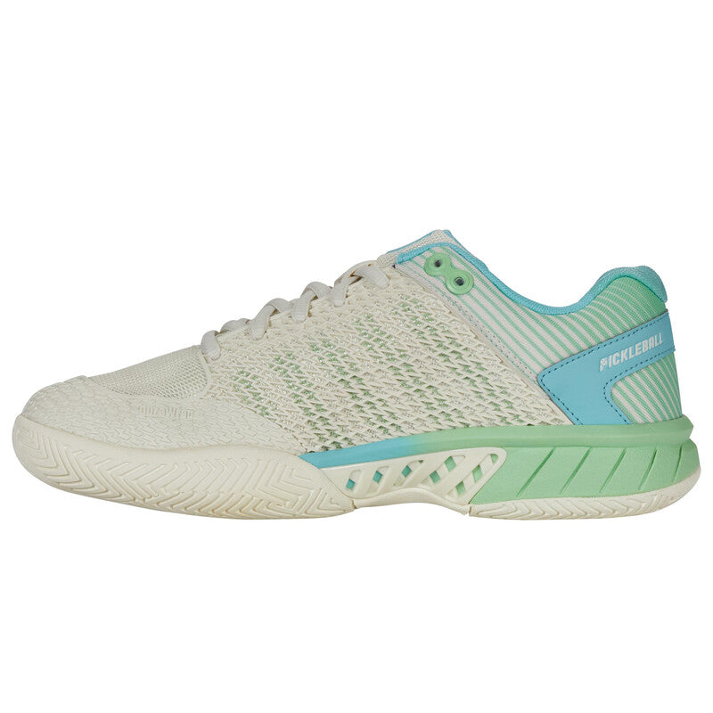 K-Swiss Express Light Pickleball (W) (Egret/Green) - Image 3