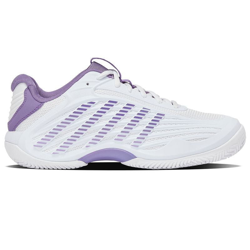 K-Swiss Hypercourt Express 3 Clay (W) (White/Purple Haze) - Image 1