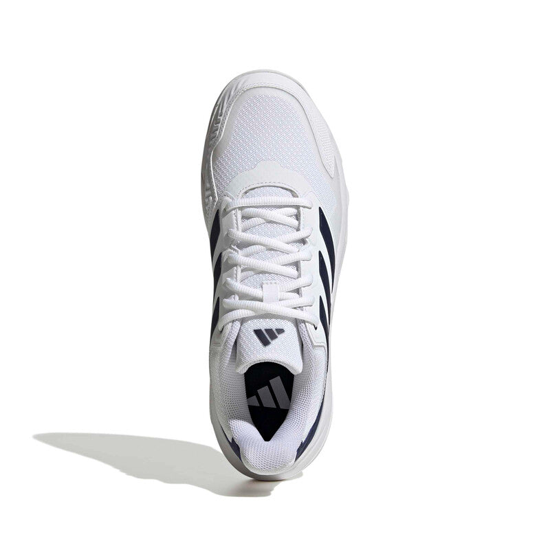 adidas CourtJam Control 3 (M) (White/Dark Blue) - Image 4