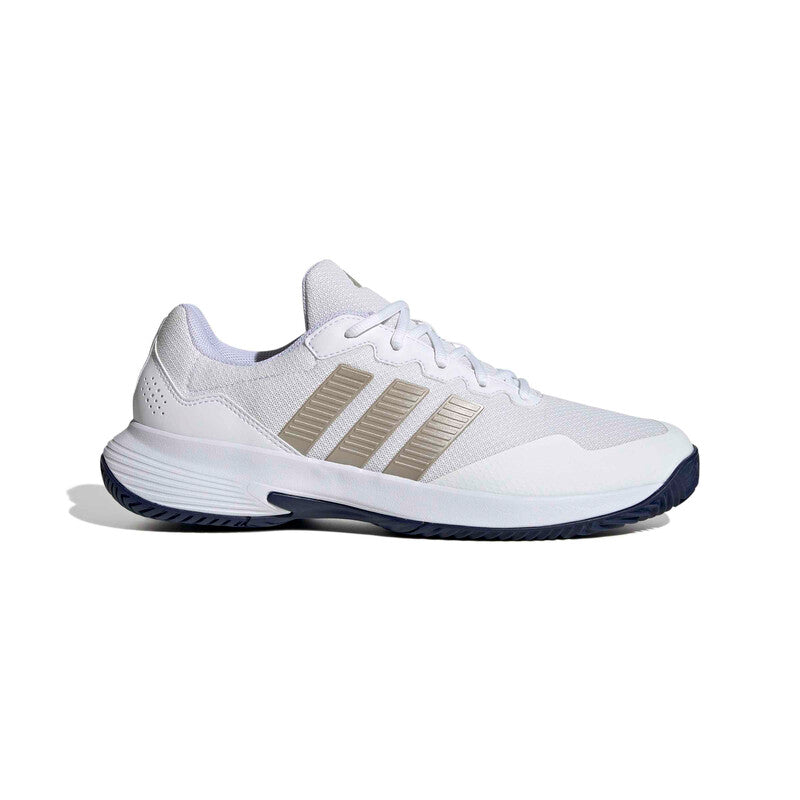 adidas GameCourt 2 (M) (White/Cyber Metallic) - Image 1