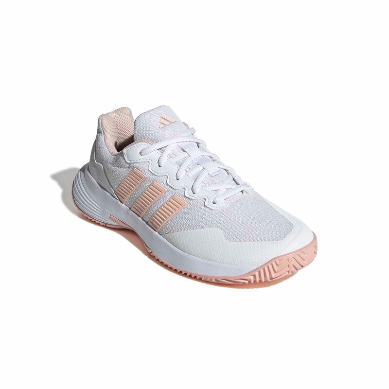 adidas GameCourt 2 (W) (White/Blush Pink) - Image 7