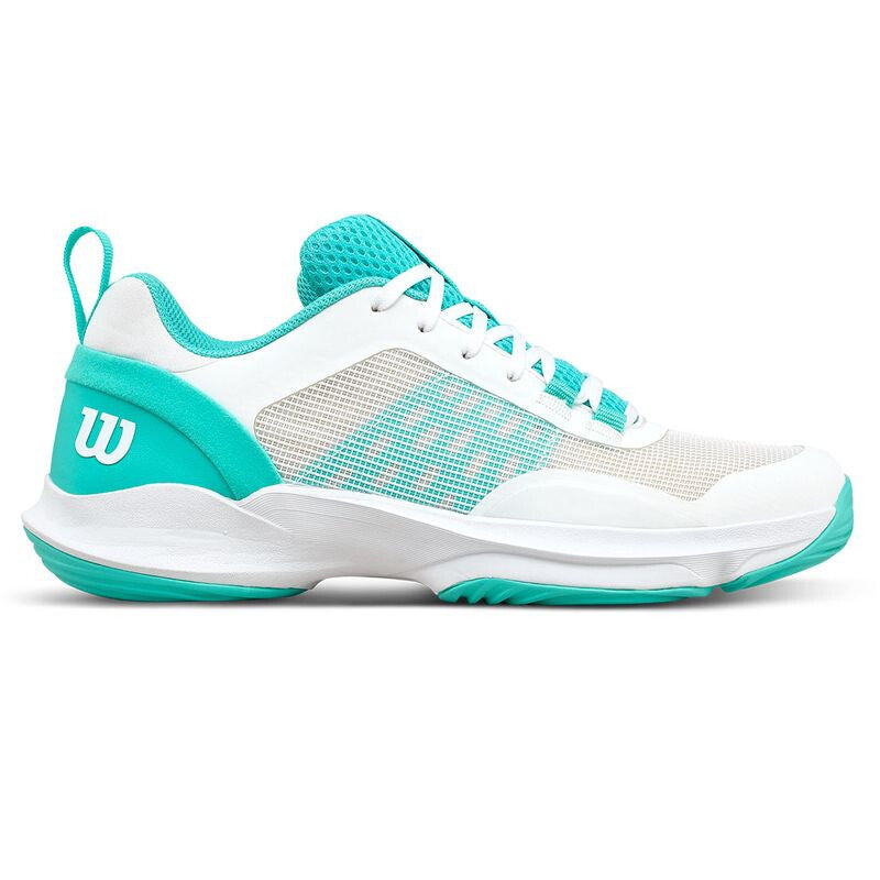 Wilson Hurakn Pro V2 Padel (W) (White/Turquoise) - Image 1