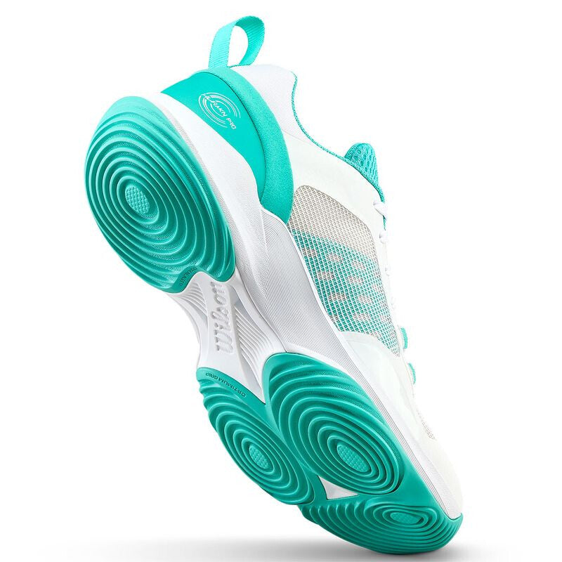 Wilson Hurakn Pro V2 Padel (W) (White/Turquoise) - Image 9