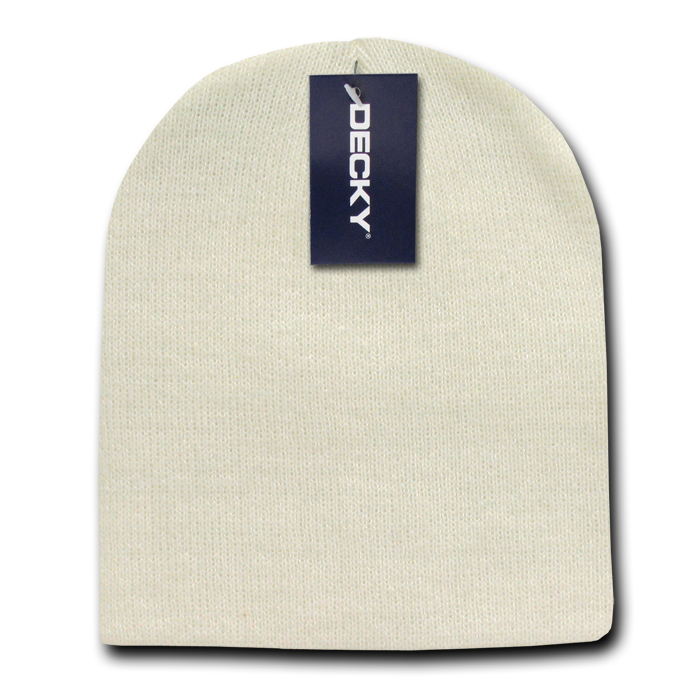 Decky KCSP Promo Acrylic Short Beanie - Ivory