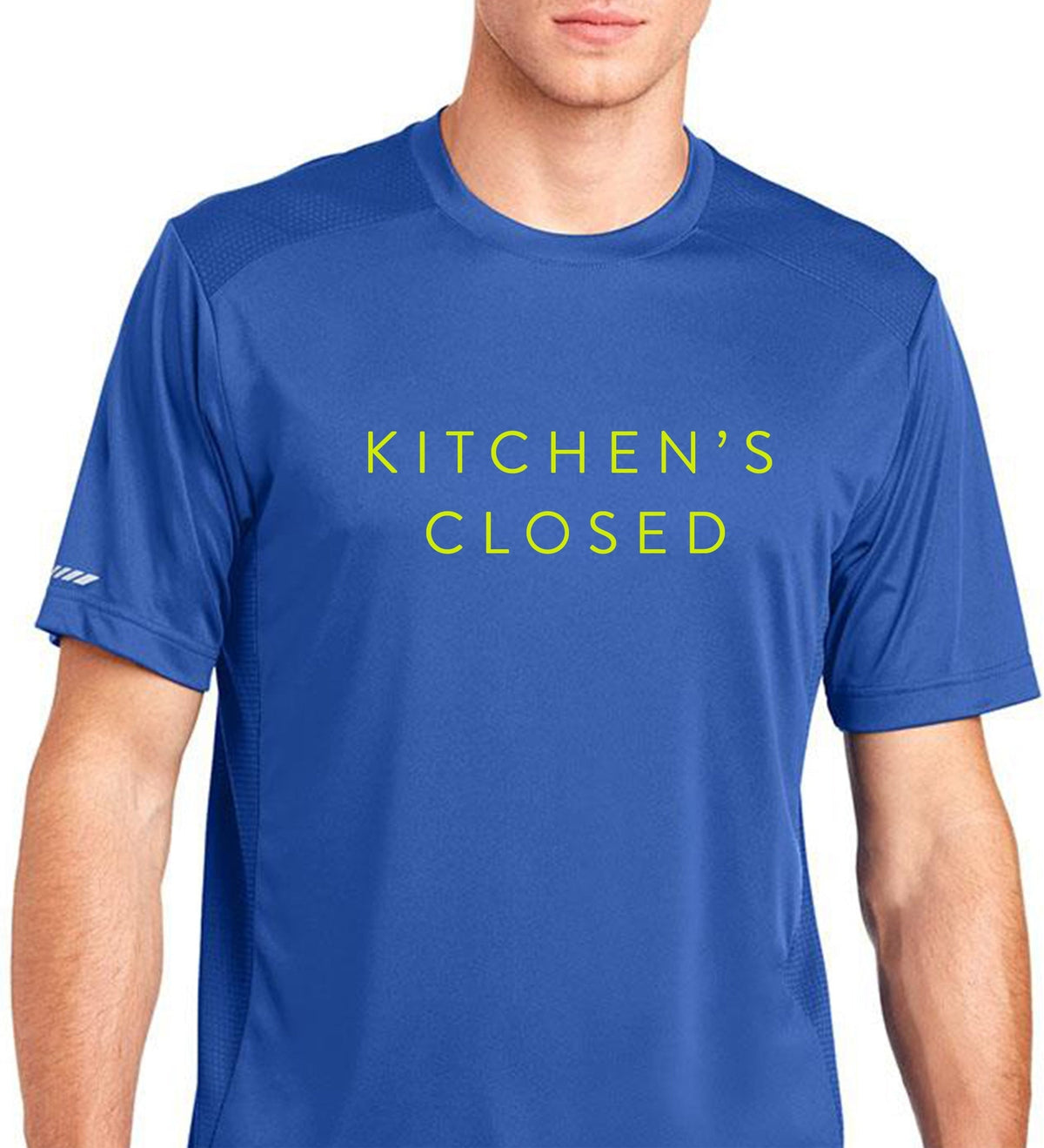 Men's Kitchen's Closed Performance Shirt Royal Blue