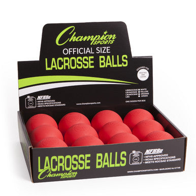 Champion Sports LB Lacrosse Balls - Doz