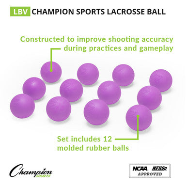 Champion Sports LB Lacrosse Balls - Doz