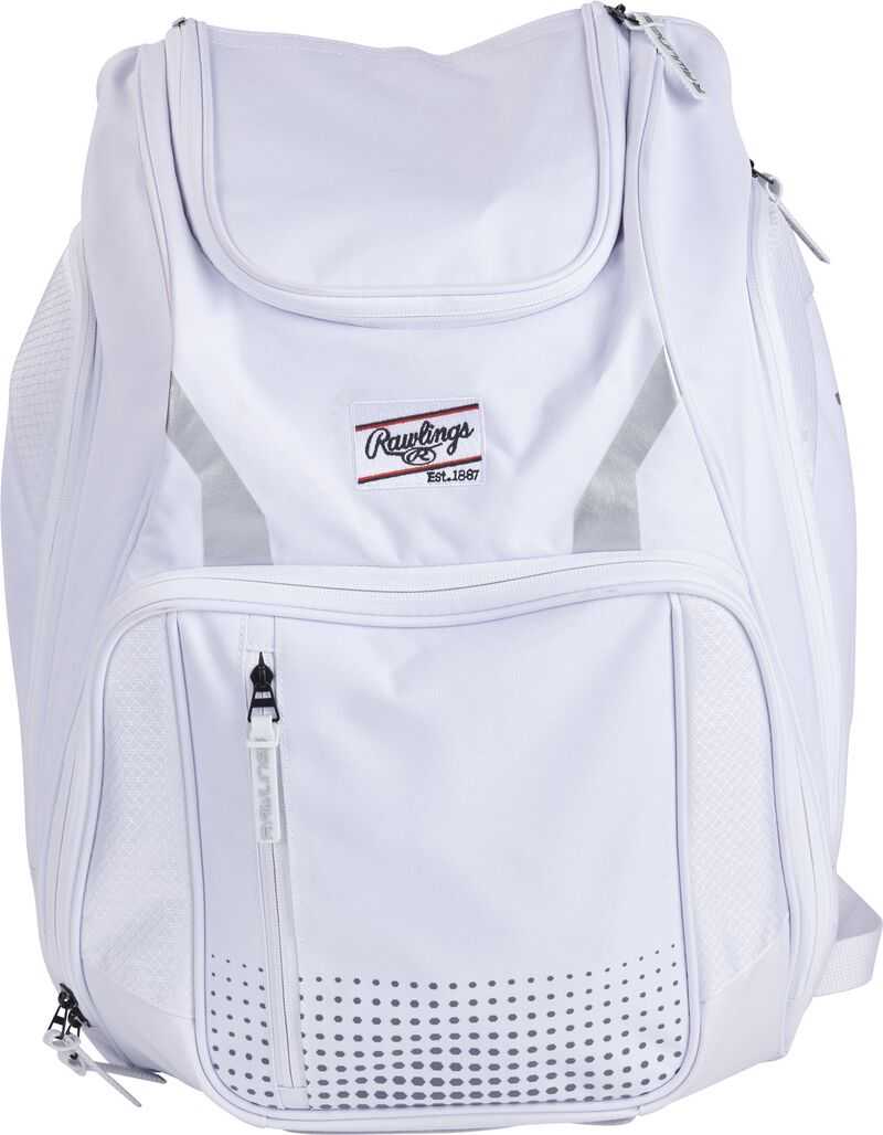 Rawlings Legion Backpack - White - HIT a Double - 1