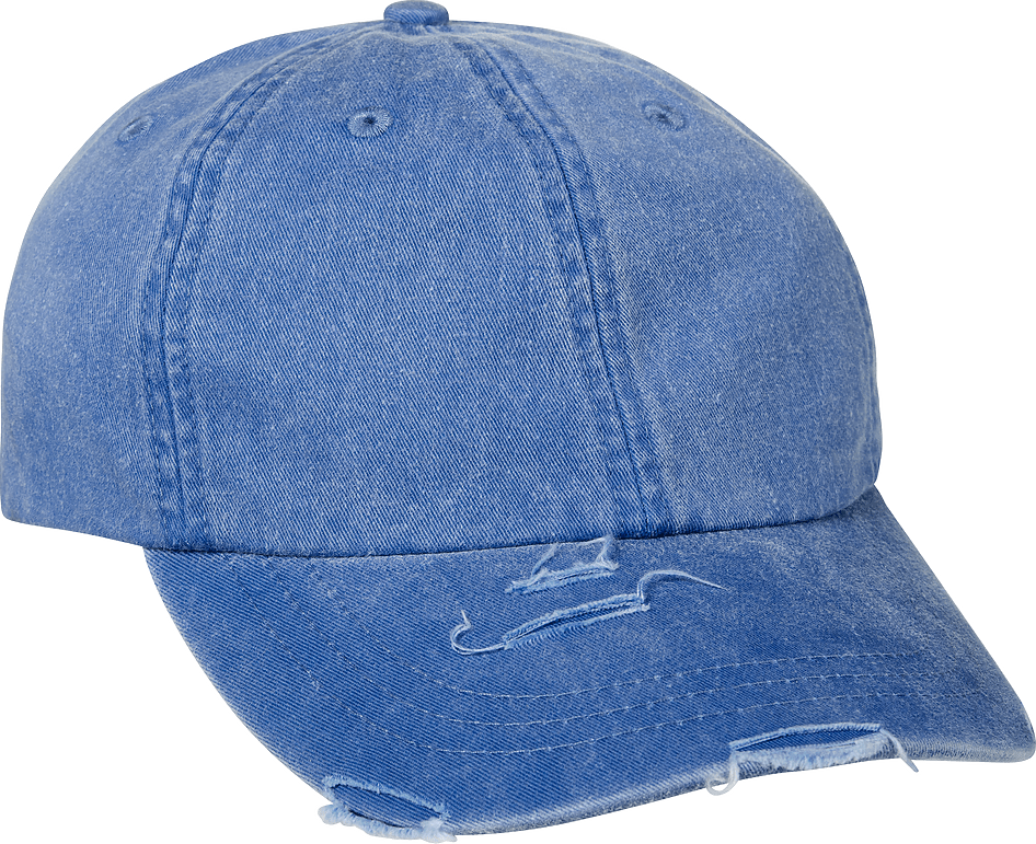 Adams Headwear LP108 Classic Pigment Distressed Cap - Royal