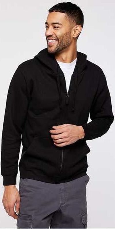 Lat 6927 Full-zip Hoodie Fleece - Black